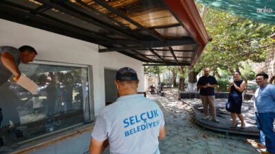 Efes Selçuk Belediyesi, Amfi Tiyatro’nun altında bulunan alanı kent yaşamına