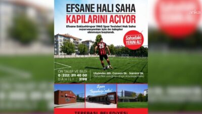 Tepebaşı Belediyesi tarafından bütçe içi işletme olarak sporseverlerin kullanımına sunulan Efsane