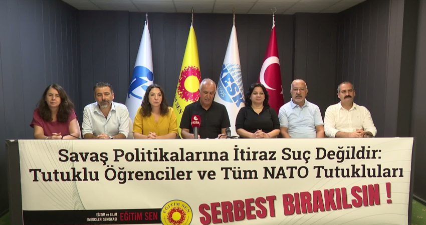 Eğitim Sen Genel Başkanı Kemal Irmak, NATO zirvesi öncesinde gözaltına alınan