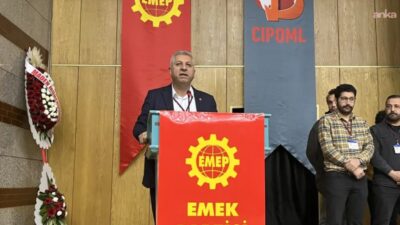 Emek Partisi (EMEP) Genel Başkanı Seyit Aslan, KOAH nedeniyle tedavi gördüğü