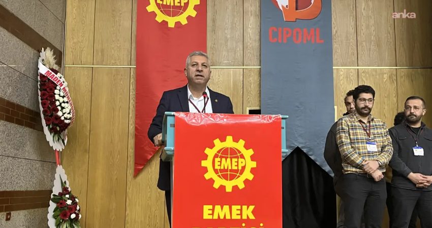 Emek Partisi (EMEP) Genel Başkanı Seyit Aslan, KOAH nedeniyle tedavi gördüğü