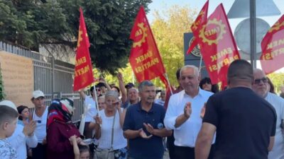 EMEP Genel Başkanı Seyit Aslan, Ankara’da eylemlerini sürdüren Türkiye Maden-İş