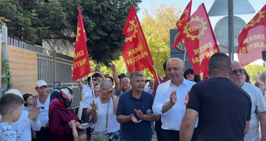 EMEP Genel Başkanı Seyit Aslan, Ankara’da eylemlerini sürdüren Türkiye Maden-İş