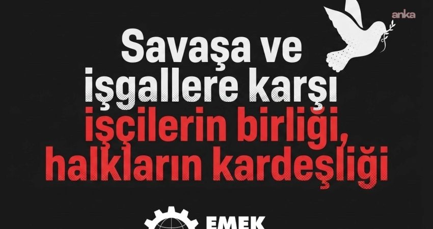 EMEP'ten 1 Eylül Dünya Barış Günü dolayısıyla yapılan açıklamada, “Türkiye’de,