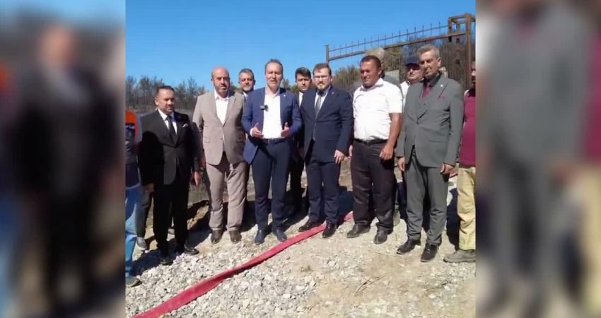 Yeniden Refah Partisi Genel Başkanı Fatih Erbakan, Balıkesir'in Gömeç, Ayvalık