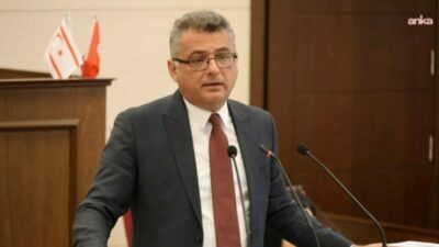 Kuzey Kıbrıs Türk Cumhuriyet Cumhurbaşkanı Tufan Erhürman ile Rum lider