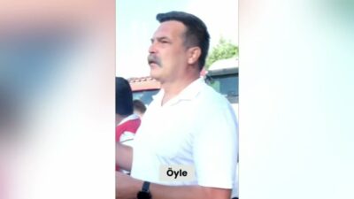 Türkiye İşçi Partisi (TİP) Genel Başkanı Erkan Baş, eylem yapan