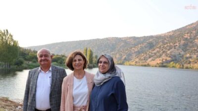 Eskişehir Büyükşehir Belediye Başkanı Ayşe Ünlüce ile Alpu Belediye Başkanı