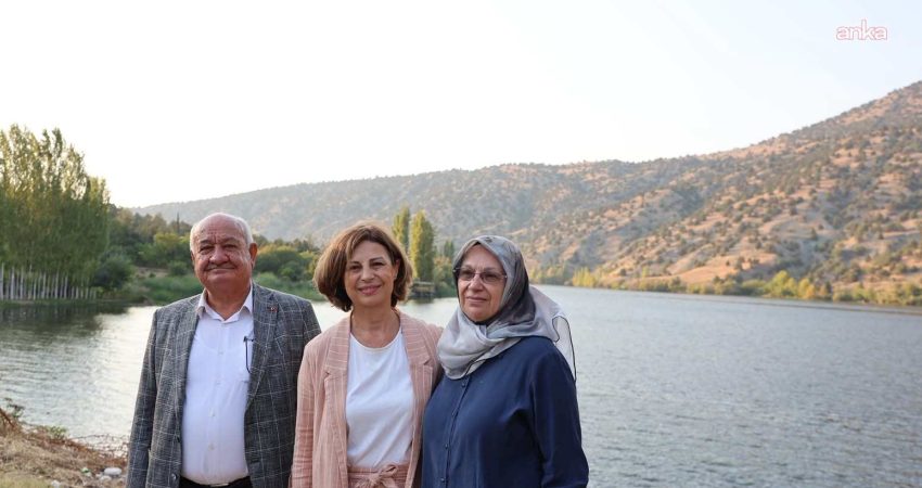 Eskişehir Büyükşehir Belediye Başkanı Ayşe Ünlüce ile Alpu Belediye Başkanı