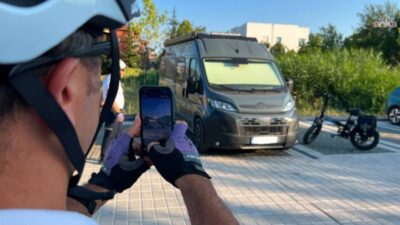 Eskişehir Büyükşehir Belediyesi Zabıta Dairesi Başkanlığı’na bağlı bisikletli ekipler, Kanlıkavak