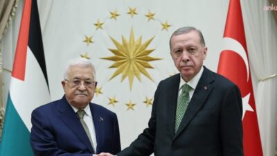 Cumhurbaşkanlığı İletişim Başkanı Burhanettin Duran, Filistin Başbakanı Mahmud Abbas'ın Cumhurbaşkanı