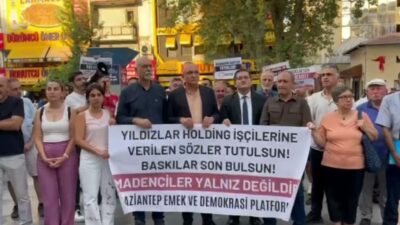 Gaziantep Emek ve Demokrasi Platformu, maden işçilerinin hak gasplarına ve