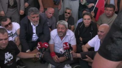 Güvenpark’ta 38 gündür oturma eylemi yapan er şehit yakınları ve
