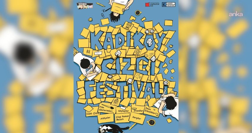 Kadıköy Belediyesi Karikatür Evi'nin, "Kadıköy Çizgi Festivali" için düzenlediği afiş