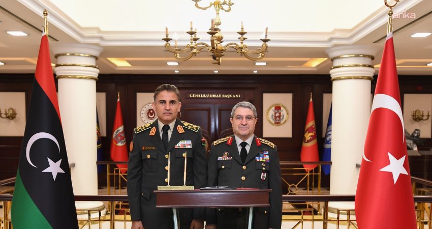 Genelkurmay Başkanı Orgeneral Selçuk Bayraktaroğlu, Libya Genelkurmay Başkanı Orgeneral Selahaddin
