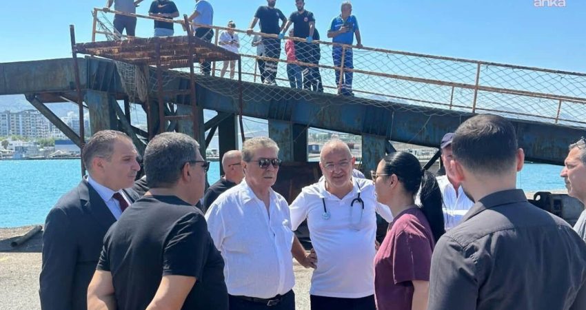 KKTC Başbakanı Ünal Üstel, Girne açıklarında 267 yolcu ve mürettebatı