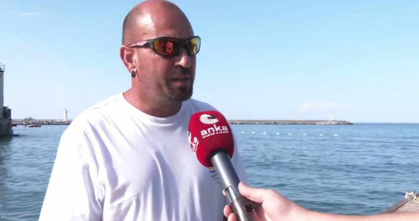 Girne açıklarında geminin alabora olmasına ilk müdahale eden yat işletmecisi
