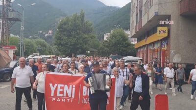 YENİ Parti Grup Başkanvekili Gökhan Günaydın, Artvin'in Borçka ilçesinde düzenlenen