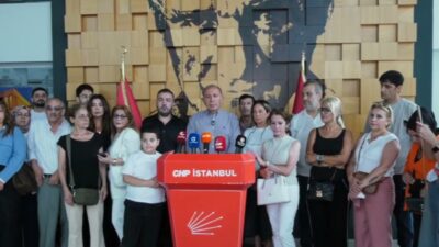 CHP İstanbul İl Başkanı Gürsel Tekin, Adil Yaşam Derneği yöneticileri