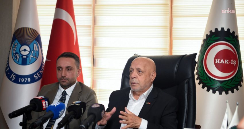 HAK-İŞ Genel Başkanı Arslan: Türkiye’nin acilen adil bir vergi reformuna ihtiyacı var HAK-İŞ Genel Başkanı Mahmut Arslan, mevcut vergi sisteminin çalışanlar açısından