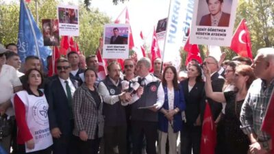Hürriyetçi Eğitim Sendikası, çerçeve yasa teklifine Meclis önünde yaptığı açıklamayla