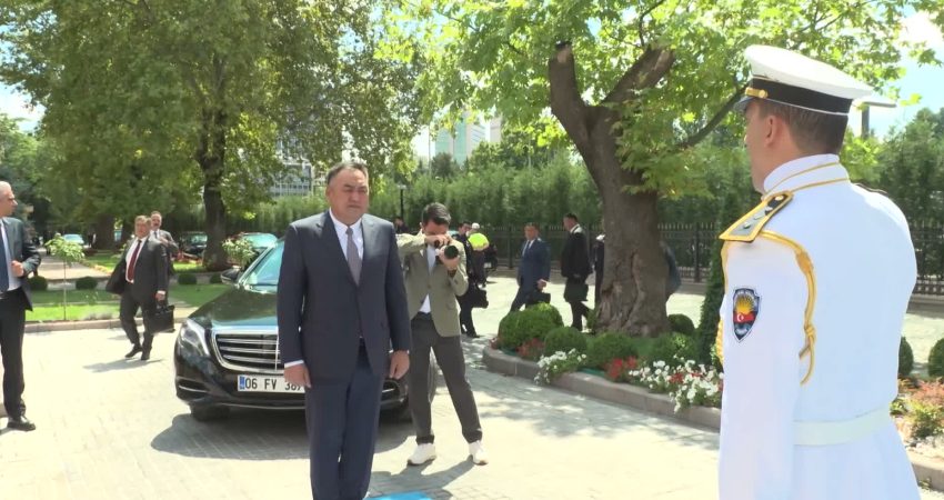 İçişleri Bakanı Mustafa Çiftçi, Kırgızistan İçişleri Bakanı Ulan Niyazbekov'u kabul