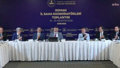 İçişleri Bakanı Mustafa Çiftçi, "Roman İl Saha Koordinatörleri Toplantısı"nda Roman