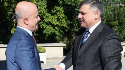 Yükseköğretim Kurulu (YÖK) Başkanı Erol Özvar’ı ziyaret eden İçişleri Bakanı