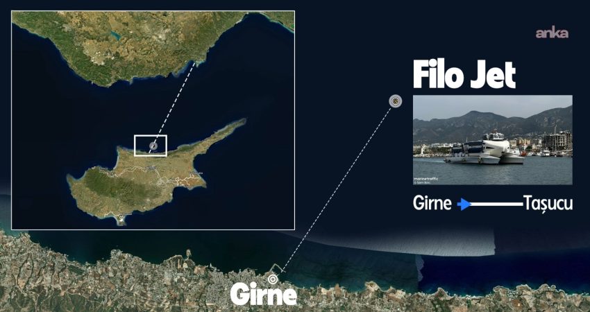 İçişleri Bakanlığı'ndan yapılan açıklamada, Girne-Taşucu seferini yaparken 4 mil açıkta