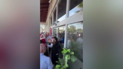 İYİ Parti Edirne İl Teşkilatı'nın Balıkesir mitingine giden otobüsleri, dinlenme