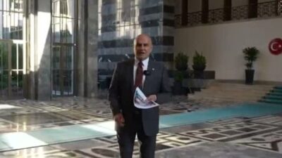  İYİ Parti Grup Başkanvekili Turhan Çömez, TBMM Genel Kurulu'nun toplantı