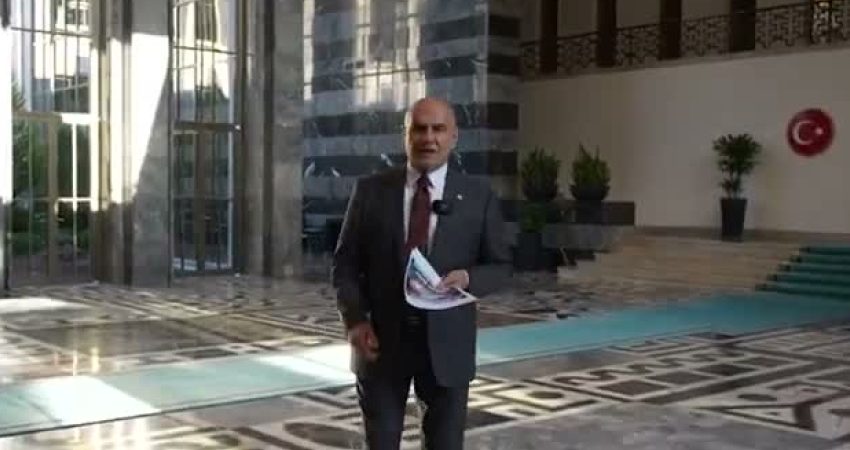  İYİ Parti Grup Başkanvekili Turhan Çömez, TBMM Genel Kurulu'nun toplantı