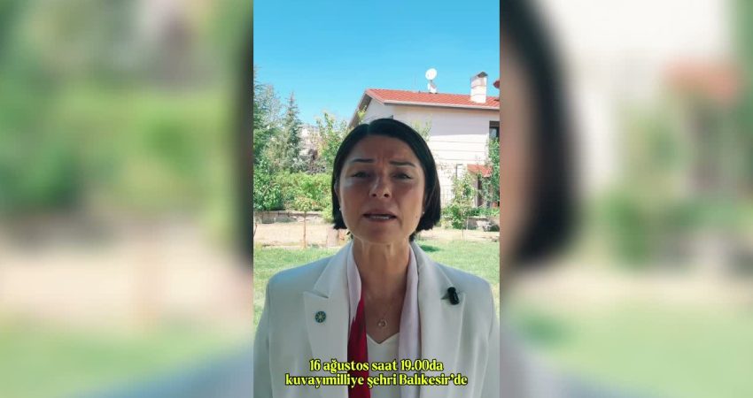 İYİ Parti Genel Başkan Yardımcısı Kevser Ofluoğlu, 16 Ağustos'ta Balıkesir'de
