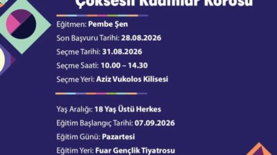 İzmir Büyükşehir Belediyesi, müzik ve sahne çalışmalarına ilgi duyan İzmirliler