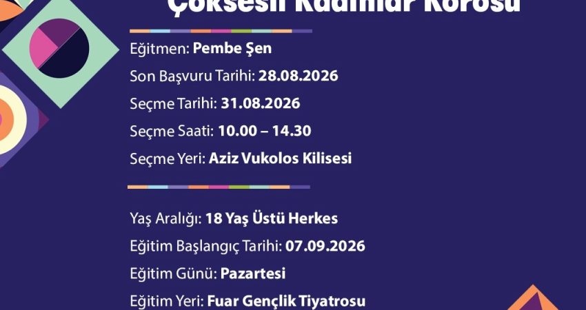 İzmir Büyükşehir’in sanat eğitimleri başlıyor İzmir Büyükşehir Belediyesi, müzik ve sahne çalışmalarına ilgi duyan İzmirliler