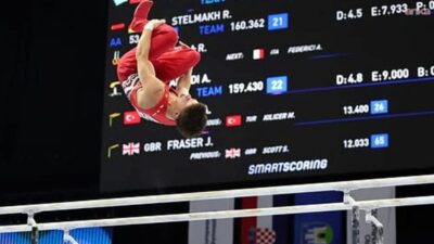 İzmir Büyükşehir Belediyesi Spor Kulübü’nün milli jimnastikçisi Altan Doğan, Artistik