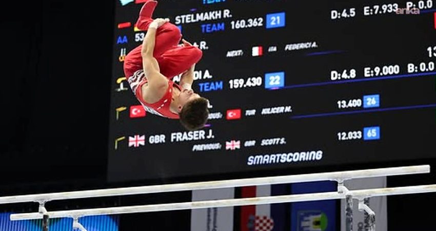 İzmir’in milli jimnastikçisi Avrupa beşincisi İzmir Büyükşehir Belediyesi Spor Kulübü’nün milli jimnastikçisi Altan Doğan, Artistik