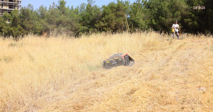 Karabağlar Belediyesi, parklar, yeşil alanlar ve zorlu arazilerde yabani ot