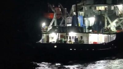İçişleri Bakanlığı, Kastamonu’nun Doğanyurt ilçesi açıklarında su alarak batma tehlikesi