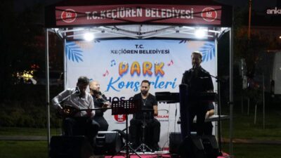 Keçiören Belediyesi Konservatuvarı sanatçılarının sahne aldığı park konseri, Atatürk Ankara