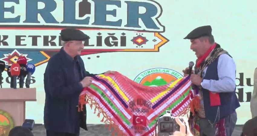 CHP Genel Başkanı Kemal Kılıçdaroğlu, "2’nci Kardeş Göçerler Yörük Etkinliği"nde, "Türkiye'nin