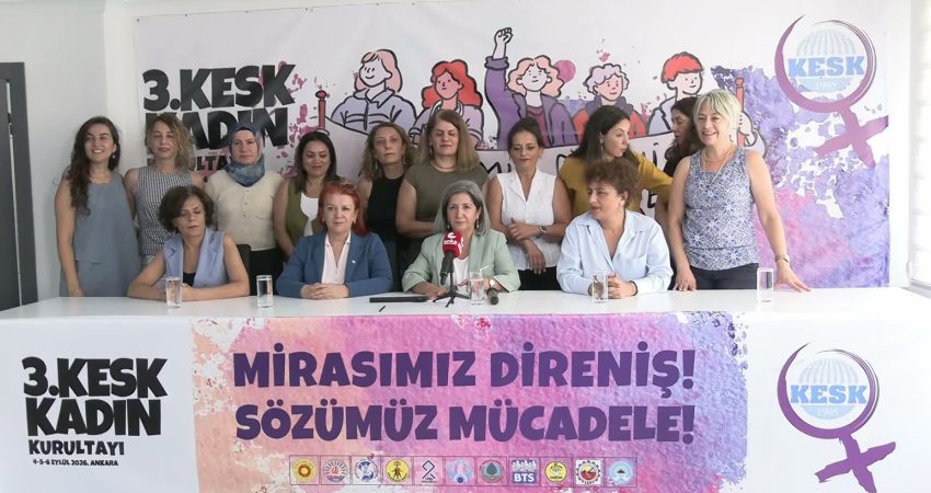 KESK, 3. Kadın Kurultayı’nı 4-6 Eylül tarihlerinde Ankara’da düzenleyecek. KESK
