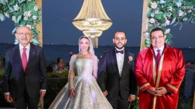CHP Genel Başkanı Kemal Kılıçdaroğlu, İstanbul’da düzenlenen düğün töreninde Tuğçe