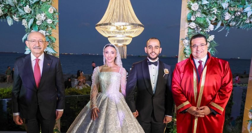 CHP Genel Başkanı Kemal Kılıçdaroğlu, İstanbul’da düzenlenen düğün töreninde Tuğçe