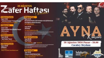 Kırşehir Belediyesi, 30 Ağustos Zafer Bayramı’nın 104’üncü yılı ve Zafer Haftası
