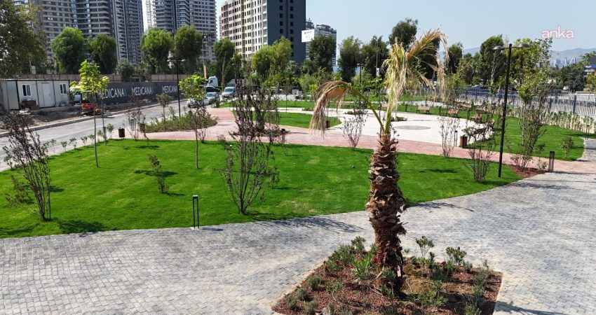 Konak Belediyesi, Yenişehir Mahallesi’nde yapımını tamamladığı 6 bin metrekarelik parkı