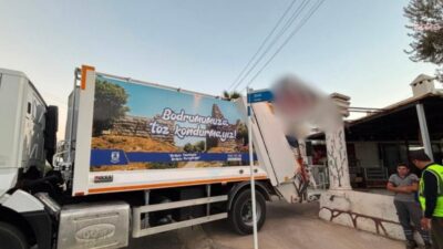 Bodrum Belediyesi Zabıta Müdürlüğü ekipleri, gelen kötü koku ihbarı üzerine