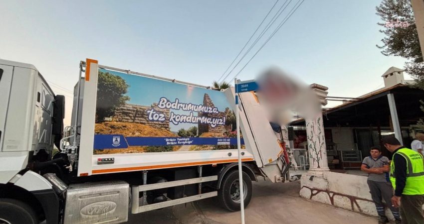 Bodrum Belediyesi Zabıta Müdürlüğü ekipleri, gelen kötü koku ihbarı üzerine