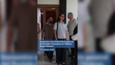 Küba Cumhuriyeti Devlet Başkanı Miguel Díaz-Canel, TKP Genel Sekreteri Kemal