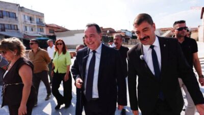 Manisa Büyükşehir Belediye Başkanı Besim Dutlulu, Kula Eski Pazar Yeri’ni